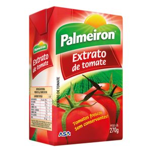 Extrato de Tomate Palmeiron Tetra Pak 270g