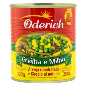 Ervilha e Milho Verde Oderich Lata 200g