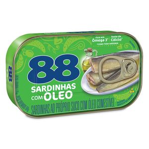 Sardinha 88 ao Óleo Lata 75g