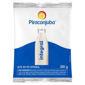 Leite em Pó Piracanjuba Integral Sachê 200g