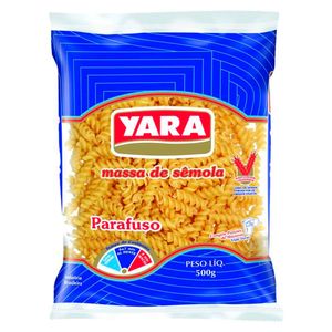 Massa de Sêmola Yara Parafuso 500g