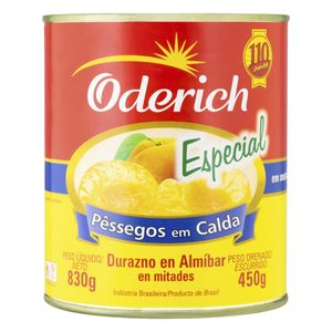 Pêssego em Calda Oderich Metade Especial 450g