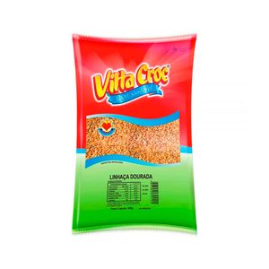 Linhaça Vitta Croc Dourada 200g