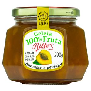 Geleia Ritter Damasco e Pêssego 100% Fruta 290g