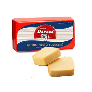 Queijo Prato Davaca Médio Pedaço