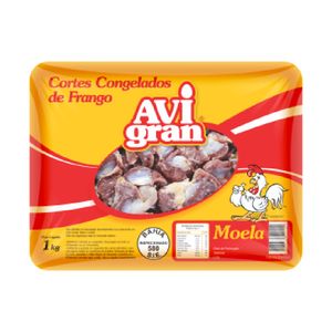 Moela de Frango Frango Avigran Congelada 1Kg