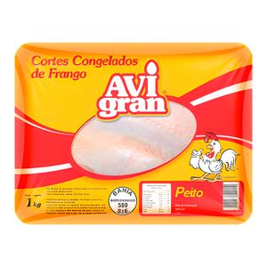 Peito de Frango Avigran Congelado 1Kg