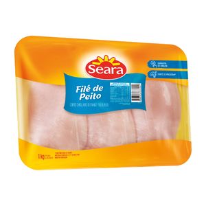 Filé de Peito de Frango Seara Bandeja Congelado 1Kg