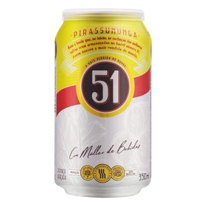 Cachaça 51 Pirassununga Lata 350ml