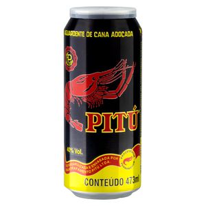 Aguardente de Cana Pitu Latão 473ml