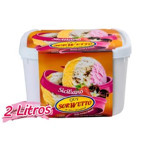 Sorvete Quy Sorwetto Limão Siciliano Pote 2l