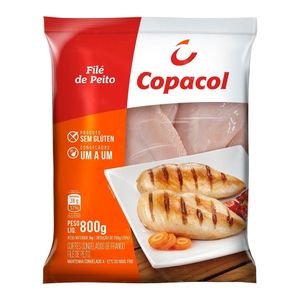 Filé de Peito de Frango Copacol Metades Iqf 800g