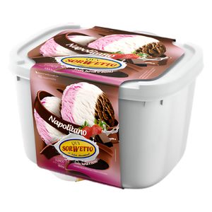 Sorvete Quy Sorwetto Napolitano 2l