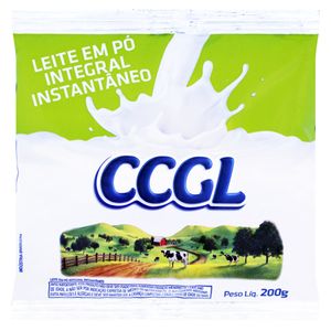 Leite em Pó Integral Ccgl Instantâneo Pacote 200g