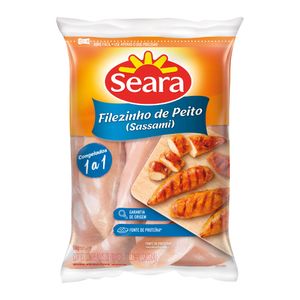Filezinho de Frango Seara Sassimi Iqf Congelado 1Kg