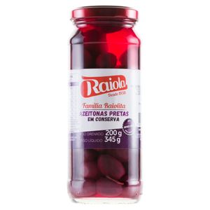 Azeitona Preta Raiola 200g
