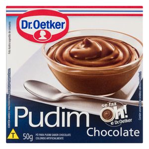 Pó p/ Pudim Chocolate Dr.Oetker Caixa 50g