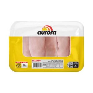 Filé de Peito de Frango Aurora Congelado Bandeja 1Kg