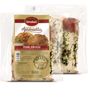 Pernil Suíno Saudali s/ Osso Temperado Peça