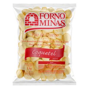 Pão de Queijo Forno de Minas Coquetel Congelado 1Kg