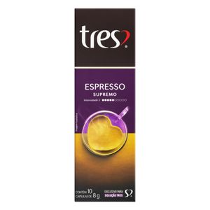 Café em Cápsula 3 Corações Espresso Supremo 80g