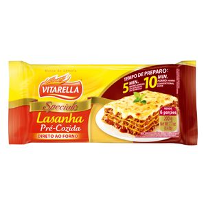 Massa de Sêmola p/ Lasanha Vitarella Pré Cozida 200g