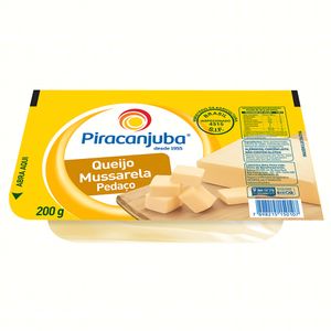 Queijo Muçarela Piracanjuba Pedaço 200g