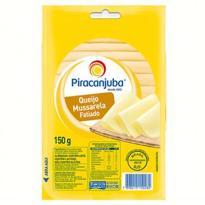 Queijo Muçarela Piracanjuba Fatiado 150g