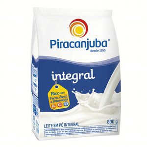 Leite em Pó Integral Piracanjuba Pacote 800g