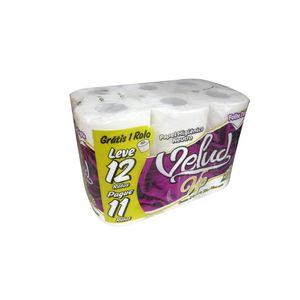 Papel Higiênico Velud Folha Dupla 30m Leve 12 Pague 11 Unid