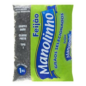 Feijão Preto Manolinho 1Kg