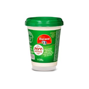 Requeijão Cremoso Davaca s/ Lactose 200g