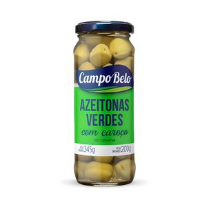 Azeitona Verde Campo Belo Inteira 200g