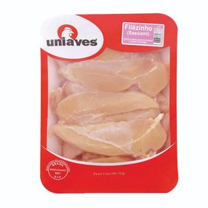 Filezinho de Peito de Frango Uniaves Bandeja 1Kg