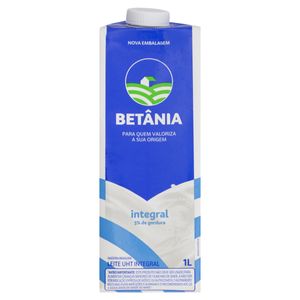 Leite Uht Betânia Integral Vitaminas 1l