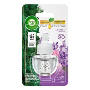 Purificador Bom Ar Lavanda e Gerânio Blister Refil 16ml