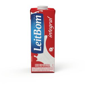 Leite Uht Leitbom Integral Caixa c/ Tampa 1l