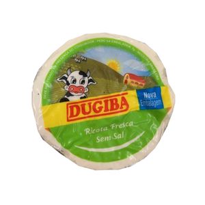 Queijo Ricota Dugiba Fresca s/ Sal