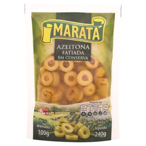 Azeitona Verde Maratá Fatiada Sachê 240g