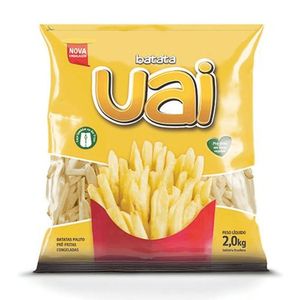 Batata Palito Uai Pré-Fritas Congelada 2Kg