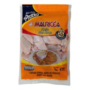 Meio da Asa de Frango Mauricéa Iqf Congelado 1Kg