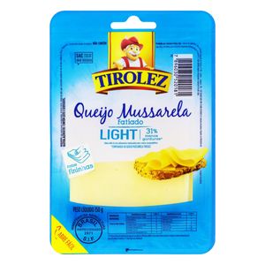 Queijo Mussarela Tirolez Light Fatiado 150g