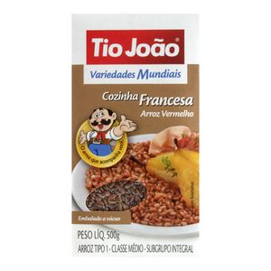 Arroz Vermelho Tio João Variedades Mundiais Cozinha Francesa 500g
