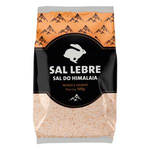 Sal do Himalaia Lebre Moído e Iodado Pacote 500g