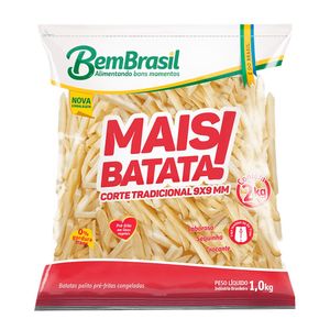 Batata Bem Brasil Mais Batata Corte Tradicional Congelada 1Kg