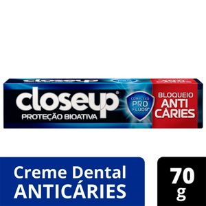 Creme Dental Closeup Proteção Bioativa Anticáries 70g