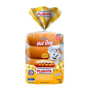 Pão Hot Dog Plusvita 270g