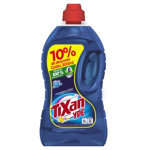 Lava-Roupas Tixan Ypê Primavera Grátis 10% Leve 3l Pague 2.7l