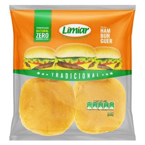 Pão de Hambúrguer Limiar Tradicional 200g