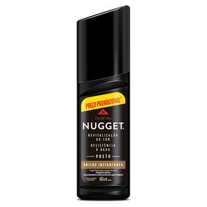 Polidor de Sapato Nugget Líquido Preto Frasco 60ml Preço Promocional